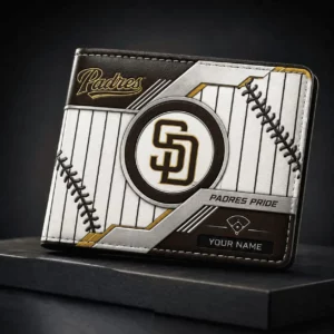 Limited Edition – Customized MLB San Diego Padres Leather Wallet