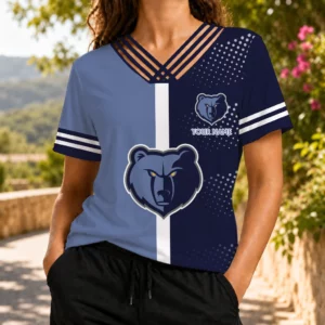 Limited Edition – Customized NBA Memphis Grizzlies V-Neck Shirt