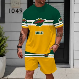 Limited Edition – Customized NHL Minnesota Wild Unisex T-Shirt & Shorts Set
