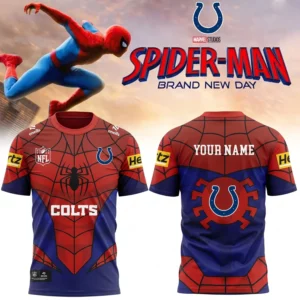 Limited Edition – Customized NFL Indianapolis Colts x Spider Unisex T-Shirt