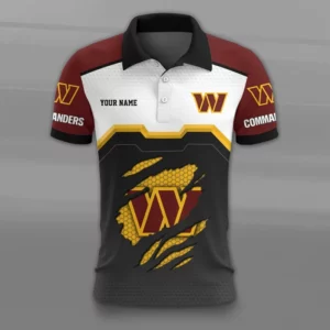 Limited Edition – Customized NFL Washington Commanders Polo Shirt