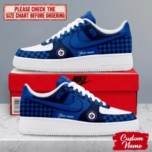 Limited Edition – Customized NHL Winnipeg Jets Af1 Shoes