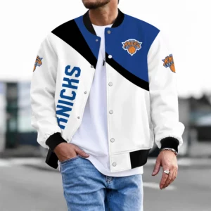 Limited Edition – Customized NBA New York Knicks Baseball Jacket, Satin Varsity Jacket