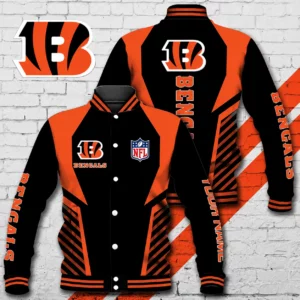 Limited Edition – Customized NFL Cincinnati Bengals Satin Varsity & Baseball Jacket