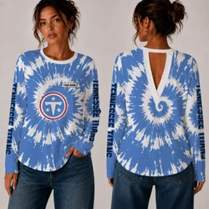 Limited Edition – Customized NFL Tennessee Titans Women’s Back V-Cut Long-Sleeve Shirt