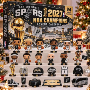 San Antonio Spurs 2027 NBA Champions Advent Calendar 2026 San Antonio Spurs Xmas Calendar