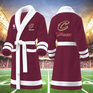 Limited Edition – Customized NBA Cleveland Cavaliers Multicolor Fleece Bathrobe