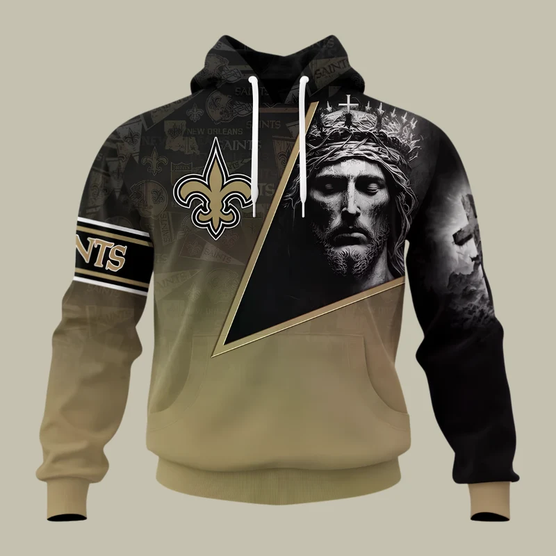Limited Edition – Customized NFL New Orleans Saints God’s Blessing T-Shirt, Hoodie & Zip Hoodie - Image 2