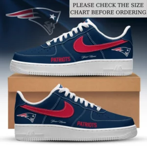 Limited Edition – Customized NFL New England Patriots Af1 Shoes