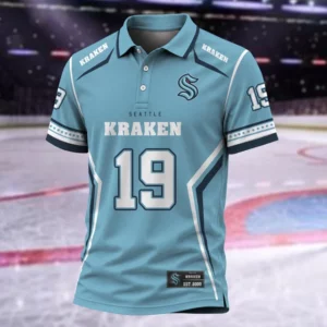 Limited Edition – Customized NHL Seattle Kraken Polo Shirt