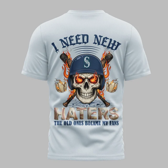 Limited Edition – Customized MLB Seattle Mariners Muticolor T-Shirt - Image 6