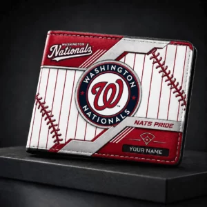 Limited Edition – Customized MLB Washington Nationals Leather Wallet