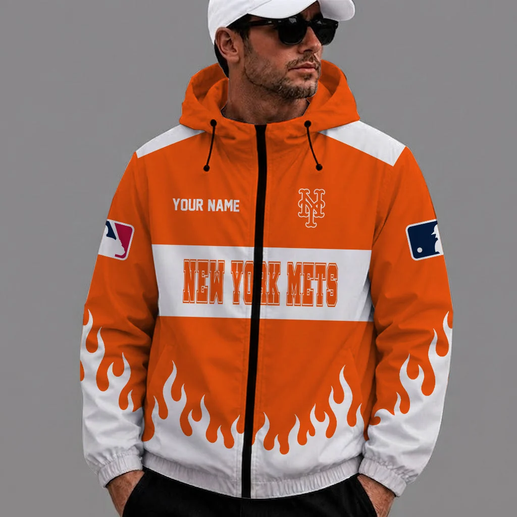 Limited Edition – Customized MLB New York Mets Windbreaker Jacket