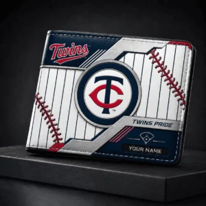 Limited Edition – Customized MLB Minnesota Twins Leather Wallet