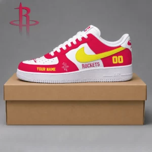 Limited Edition – Customized NBA Houston Rockets Af1 Sneakers