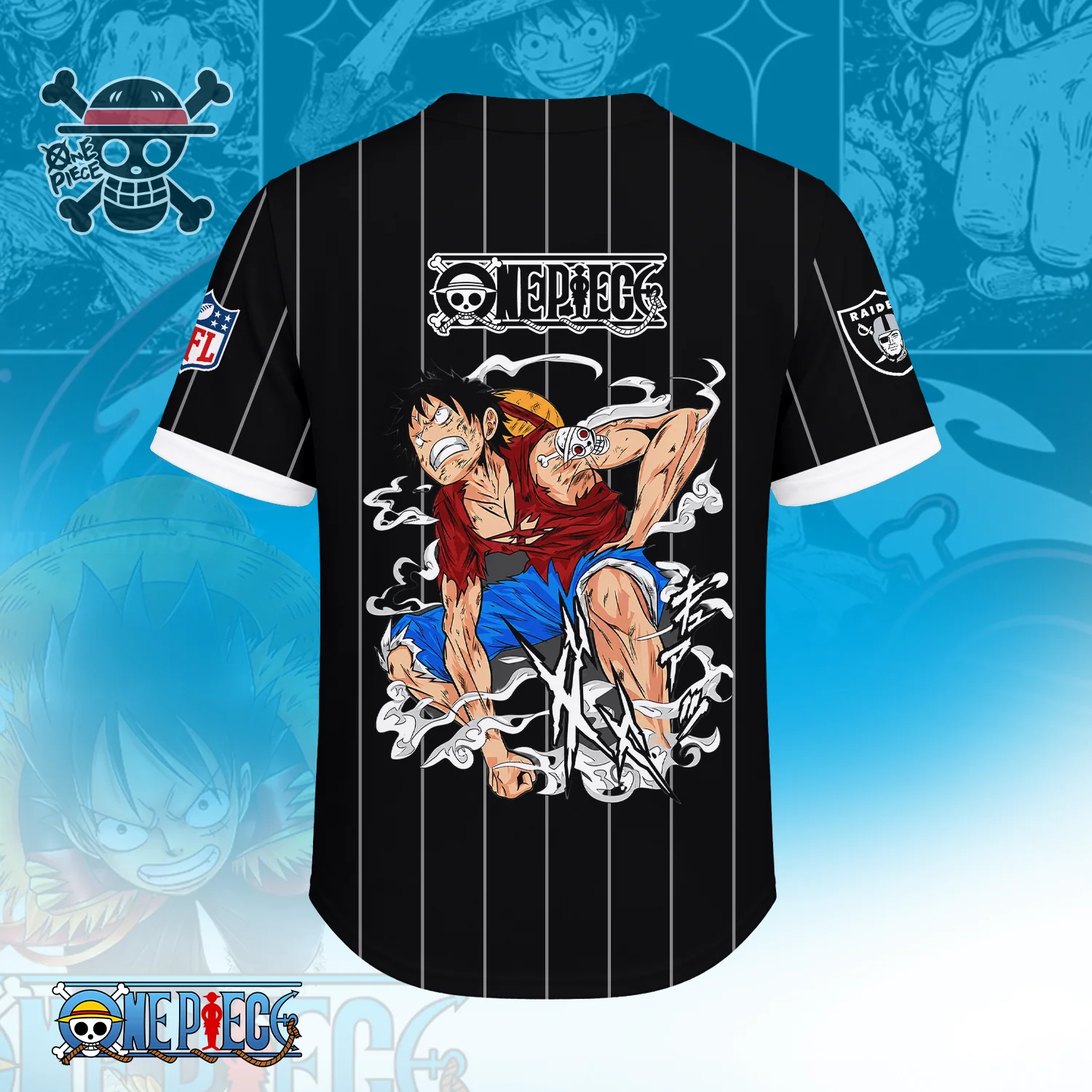 Limited Edition – Customized NFL Las Vegas Raiders Baseball Jersey - Image 2