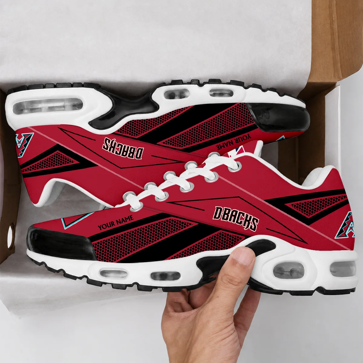 Limited Edition – Customized MLB Arizona Diamondbacks Air Max Plus Sneakers
