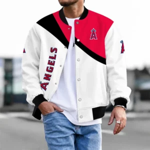 Limited Edition – Customized MLB Los Angeles Angels Satin Varsity & Baseball Jacket