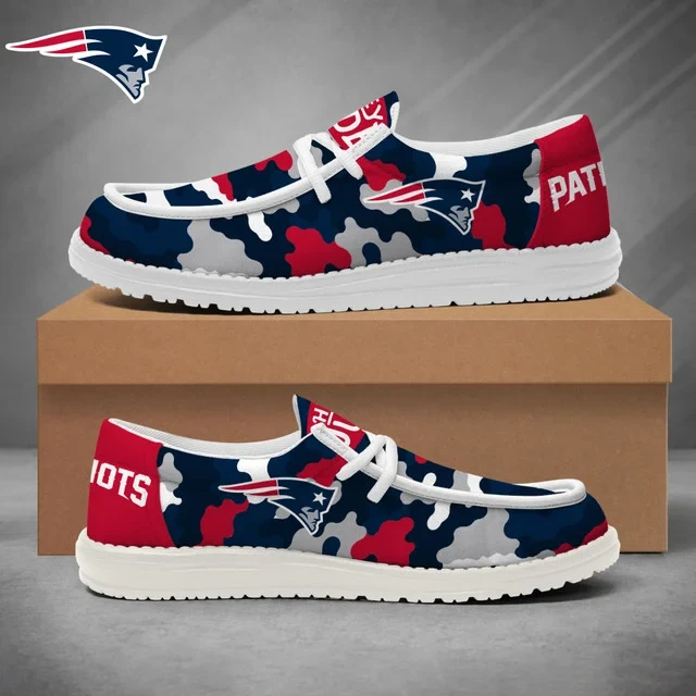 Limited Edition – Customized NFL New England Patriots Loafer Shoes