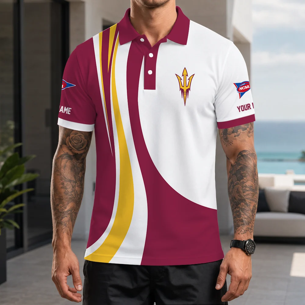 Limited Edition – Customized NCAA Arizona State Sun Devils Polo Shirt