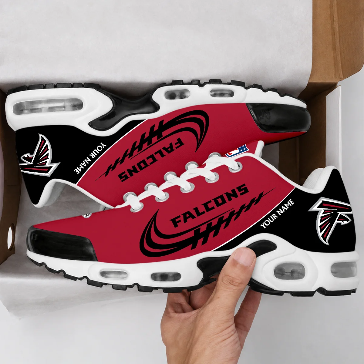 Limited Edition – Customized NFL Atlanta Falcons Air Max Plus Sneakers