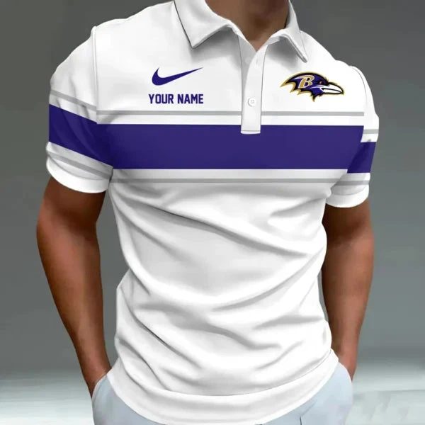 Limited Edition – Customized NFL Baltimore Ravens Polo Shirt