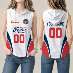 Limited Edition – Customized WNBA Indiana Fever Women’s Sleeveless Hooded Pocket Tank Top