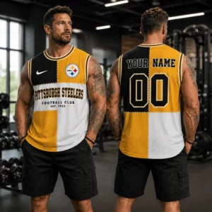 Limited Edition – Customized NFL Pittsburgh Steelers Men’s Gym Shirt