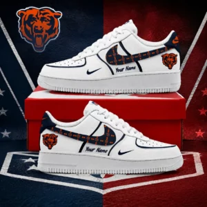 Limited Edition – Customized NFL Chicago Bears Af1 Shoes