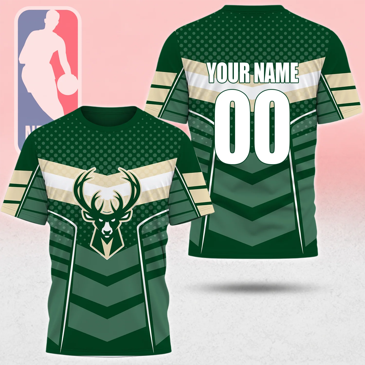 Limited Edition – Customized NBA Milwaukee Bucks Unisex T-Shirt