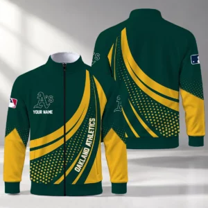 Limited Edition – Customized MLB Oakland Athletics Stand Collar Jacket
