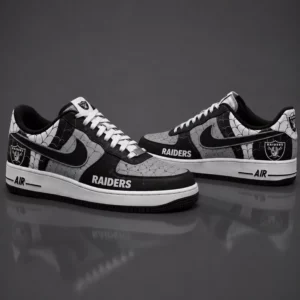 Limited Edition – Customized NFL Las Vegas Raiders X Spider Air force 1 Shoes