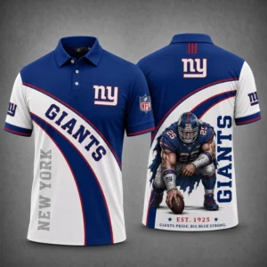 Limited Edition – Customized NFL New York Giants Polo Shirt