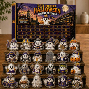 LSU Tigers Halloween Advent Calendar 24 Days Halloween Countdown Gift For Friends