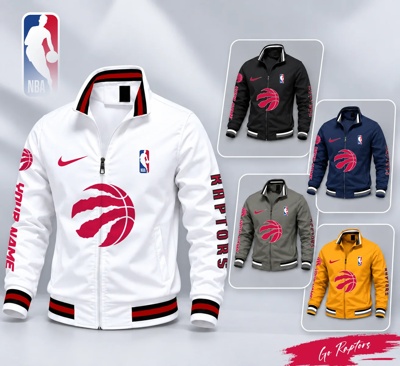 Limited Edition – Customized NBA Toronto Raptors Multicolor Men’s Casual Jacket