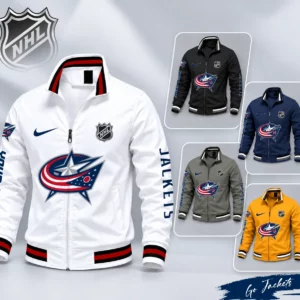 Limited Edition – Customized NHL Columbus Blue Jackets Multicolor Men’s Casual Jacket