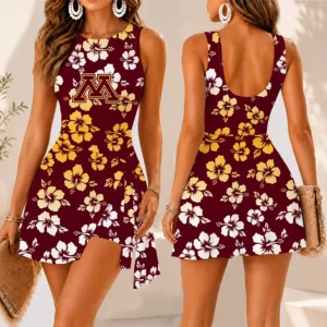Limited Edition – Customized Ncaa Minnesota Golden Gophers Women’s Summer Skort Dress