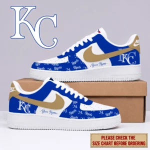 Limited Edition – Customized MLB Kansas City Royals Af1 Shoes