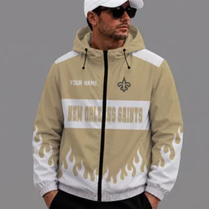 Limited Edition – Customized NFL New Orleans Saints Windbreaker Jacket