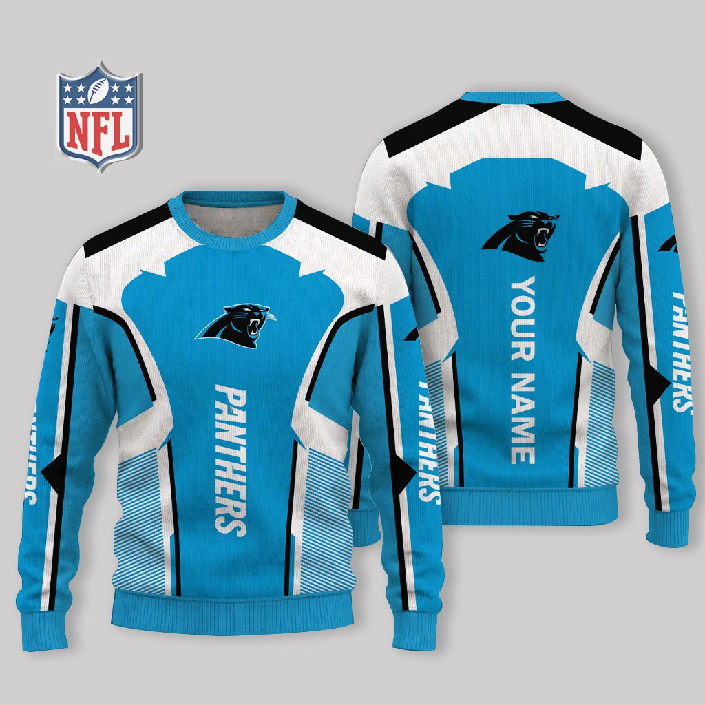 Limited Edition – Customized NFL Carolina Panthers Ugly Sweater