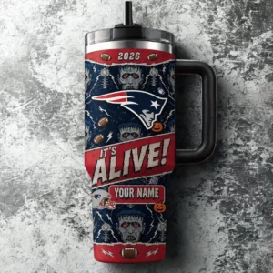 Limited Edition – Customized NFL New England Patriots Halloween 40Oz Tumbler
