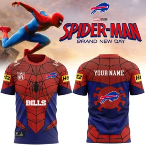 Limited Edition – Customized NFL Buffalo Bills x Spider Unisex T-Shirt