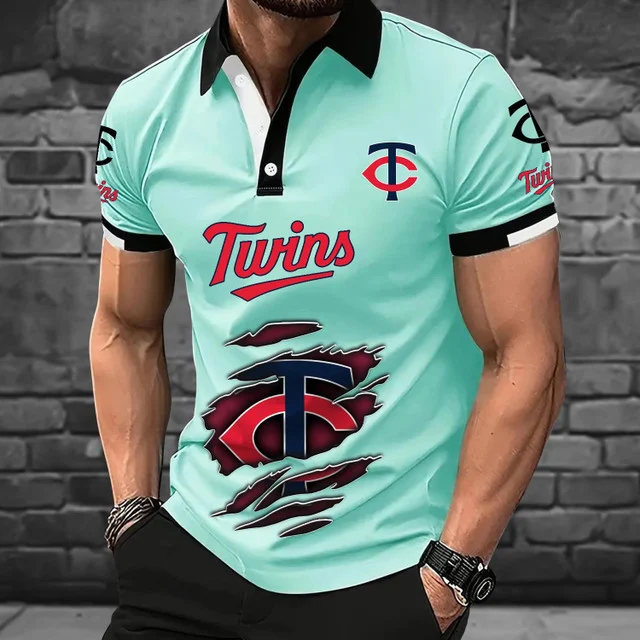 Limited Edition – Customized MLB Minnesota Twins Polo Shirt - Image 2