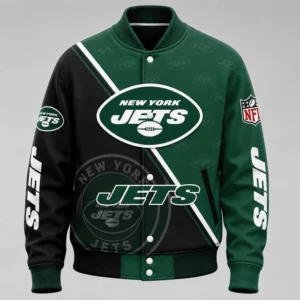 Limited Edition – Customized NFL New York Jets Satin Varsity & Baseball Jacket