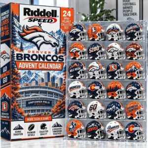 Denver Broncos Christmas 2026 Advent Calendar Christmas Eve Countdown Sports Gift