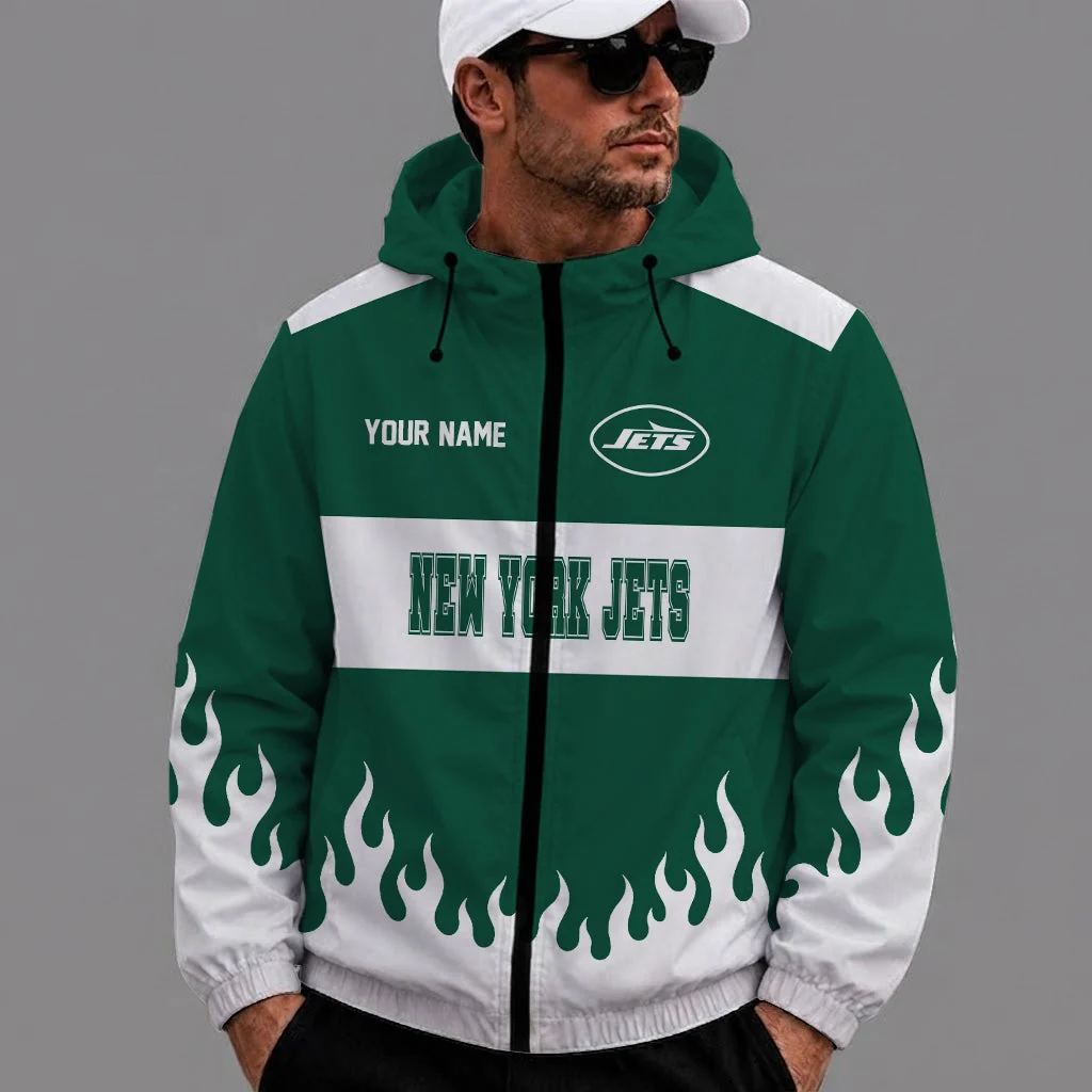 Limited Edition – Customized NFL New York Jets Windbreaker Jacket