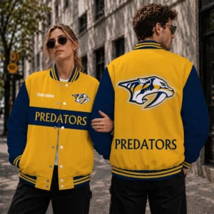 Limited Edition – Customized NHL Nashville Predators Satin Varsity Jacket & Baseball Jacket