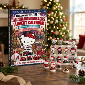 Hello Kitty x Arizona Diamondbacks 2026 MLB Advent Calendar Diamondbacks Baseball Decor Gift