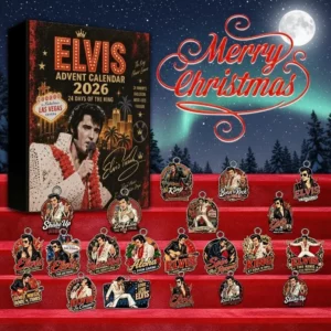Elvis Presley 2026 Advent Calendar Xmas Countdown Presents For Elvis Presley Fans