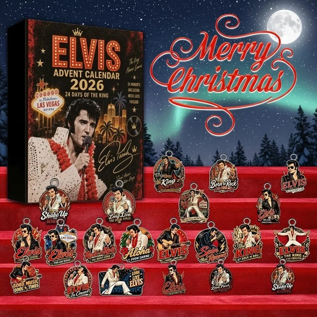Elvis Presley 2026 Advent Calendar Xmas Countdown Presents For Elvis Presley Fans